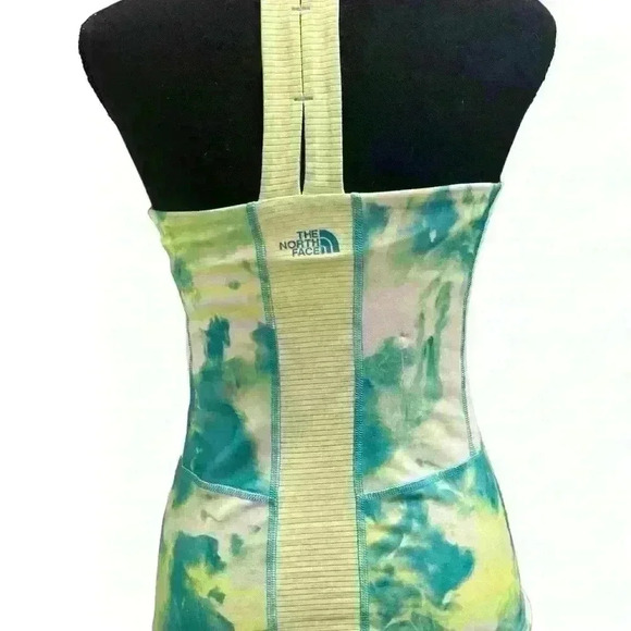 The North Face Green Tie Dye Athletic Tank - Picture 3 of 4